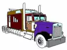 American Trucks Coloring